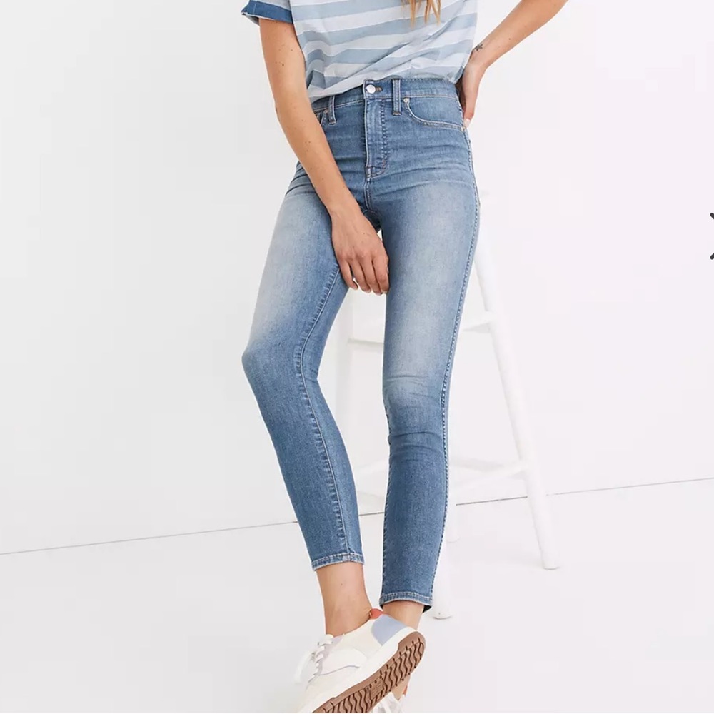 Madewell 10" High-Rise Skinny Crop Jeans Sz 27